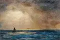 Ernst Carl Koerner, Stürmische See vor Alexandria, 1923, Öl auf Leinwand
