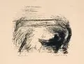 Bartold Asendorpf, Der Angler, 1939, Lithografie auf gelblichem Bütten