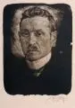 Heinrich Wolff, Porträt Bennigsen (?) / Im Atelier. Wohl um 1900, Radierungen auf Japan bzw