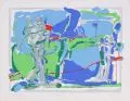 Peter Hoppe, The Blue Hole, Farbserigrafien auf Bütten