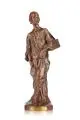 Decrotteur arabe by Edouard Drouot, Bronze, gegossen, mit rötlich-brauner Patina, durchgerieben, die Kappe partiell dezent gefasst, offered Sep 2021