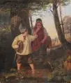 Henry Ritter, Nun trau' dich doch, 1838, Öl auf Leinwand