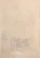 Moritz von Schwind, Hochzeitsreise, Bleistiftzeichnung