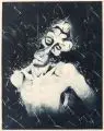 Alexander Friedrich, Madonna, Lichtdruck nach der gleichnamigen Radierung von 1918 / Farbradierung auf festem Papier. "Madonna" in Blei unterhalb der Darstellung li. betitelt, Mi. nummeriert