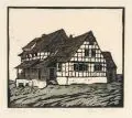 Hans Kirst, Fränkisches Bauernhaus, Farbholzschnitte und Holzschnitte