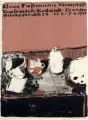 Klaus Fußmann, Stillleben mit Gefäßen, 1991, Farblithografie
