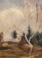 Karl Timmler, Umgebung von Prag, 1940, Öl auf Malpappe