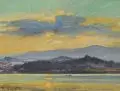 Karl Timmler, Lipno, Öl auf Hartfaser