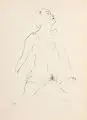 George Grosz, Verzückung, 1922, Offsetlithografie auf Velin