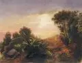 Emanuel Petersen, Spanische Landschaft, Wohl 1922, Aquarell und Deckfarben