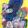 Lorenz Fjodorow, Gelb dominiert, 1989, Acryl auf Leinwand