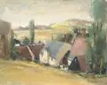 Rolf Schubert, Gelenau / Erzgeb[irge]., 1977, Öl auf Hartfaser