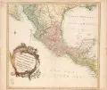 Leonhard Euler, Americae Septentrionalis, Um 1753, Kupferstich, koloriert