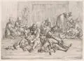 Johann Adam Klein, Die Schafschur, 1818, Radierung auf Kupferdruckpapier