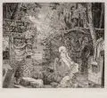 Claus Müller, Vier Druckgrafiken. 1978 bis 1982, Radierungen und eine Lithografie auf Bütten