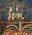 Alexander Gerbig, Pont de la Tournelle, Um 1911, Öl auf Leinwand