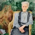 Carl Lohse, Meine Mutter, 1933, Öl auf Leinwand