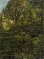 Georg Siebert, Waldbach II, 1958, Öl auf leinwandkaschierter Sperrholzplatte