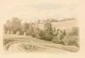 Alfred Wagner, Blick auf Rochwitz bei Dresden, 1905, Aquarell über Blei