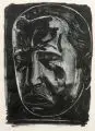 Hubertus Giebe, Selbst, 1995, Lithografie auf Bütten