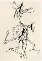 Via Lewandowsky, Figur, 1986, Serigrafie auf festem Papier