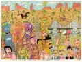 James Rizzi, Twenty Five Years of Good Taste, Good Times, And Good Friends, 1995, Farbserigrafie auf festem Papier