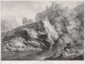Peter Paul Benazech, Les Roches, Kupferstich auf Bütten nach einem Gemälde von Christian Wilhelm Ernst Dietrich
