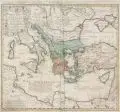 Homanns Erben, Imperii Turcici Europaei Terra in primis Graecia […], 1741, Kupferstich, grenz- und flächenkoloriert, auf Bütten