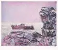 Ulrich Hachulla, Odysseus und die Sirenen (II), Verschiedene Drucktechniken. a) "Odysseus und die Sirenen (II)". 1999