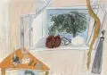 Thomas Traeder, Interieur in Pieschen (Küche), 2002, Farbige Pastellkreidezeichnung