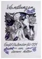 Leonore Adler, Verschiedene Künstler, Zwei Grafikkalender und ein Künstlerbuch, 1991, a) Leonore Adler