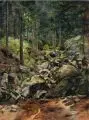 Franz August Schubert, Sächsische Waldlandschaft mit Bachlauf. 19. Jh, Öl auf Leinwand
