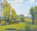 Georg Hermann Gelbke, Rodachweiden, Um 1908, Öl auf Leinwand