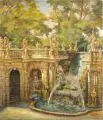 Karl Hübschmann, Zwinger, 1920, Öl auf Leinwand