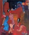 Miriam, Bühne, 2010, Acryl auf Baumwolle