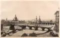 Georg Erler, Blick auf Dresden, 1902, Aquatintaradierung auf bräunlichem Papier nach einem Gemälde von Gotthard Kuehl