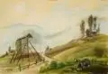 Georg Hermann Gelbke, Leichter Herbstnebel, Kärnten. Wohl 1940er Jahre
