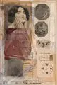 Frank Voigt, Aus der Folge 'Mikrokosmos', Collage und Mischtechnik auf Karton