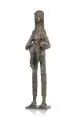 Ursula Hensel-Krüger, Mutter mit Kind, 1972, Bronze, hohl gegossen und grünlich-dunkelbraun patiniert