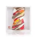 Fritz Peter Schulze, Jubiläumskästchen (25 Jahre Galerie Mitte, Dresden), 2004, Holz, teilweise in Acryl gefasst