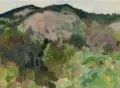 Hugo Gugg, Saaleck, 1930, Öl auf kaschierter Malpappe