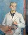 Rudolf Kleemann, Selbstbildnis, 1962, Öl auf Leinwand