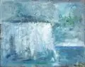 Peter Koch, Steilküste, 2017, Öl und Acryl auf Hartfaser