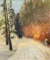 Karl Hanns Taeger, Winter in der Dresdner Heide. Anfang 20. Jh, Öl auf Leinwand