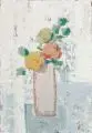 Vase mit Blumen. 1960er/1970er Jahre by Heinrich Arrigo Wittler, Gouache auf Karton, offered Dec 2019