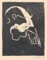 Gerhard Vontra, Sechs figürliche Darstellungen, 1948, Holzschnitte, ein Motiv doppelt vorhanden