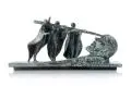 Wolfgang Friedrich, Die Blendung des Polyphem, Bronze, partiell grün patiniert