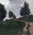 Georg Krausdorf, (?), Weg durch die Berge. Wohl 1. Viertel 20. Jh, Öl auf Leinwand