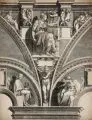 Giorgio Ghisi, Sibylle von Erythrai, 1570/1575, Kupferstich auf Bütten