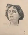 Max Klinger, Studienkopf, Heliogravüren und Lichtdruck auf Papier